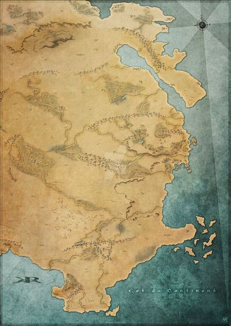 Commission Est Du Continent By Jmelisio I Was Commissioned A Map For