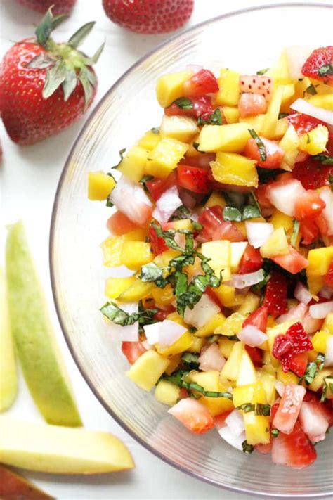 This Strawberry Mango Salsa Recipe Is Easy And Fresh Diy Candy