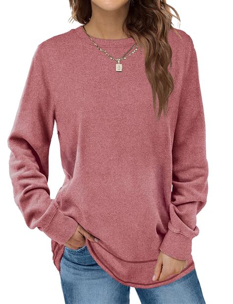 Fantaslook Sweatshirts For Women Crewneck Casual Long Sleeve Shirts