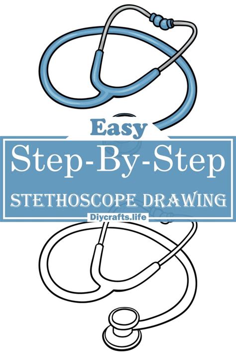 Easy Stethoscope Drawings With Step By Step Guide Diy Crafts