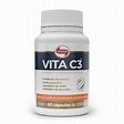 Vita c3 60 cápsulas 1000mg vitafor unidade