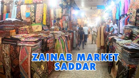 Zainab Market Saddar Karachi Tour 2020 Karachi City Street View 2020 Youtube