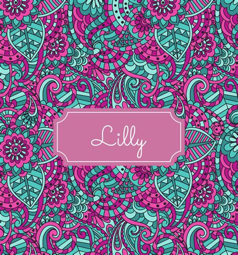 Free Download Lilly Name Background Lilly Prints Name Wallpaper Cute