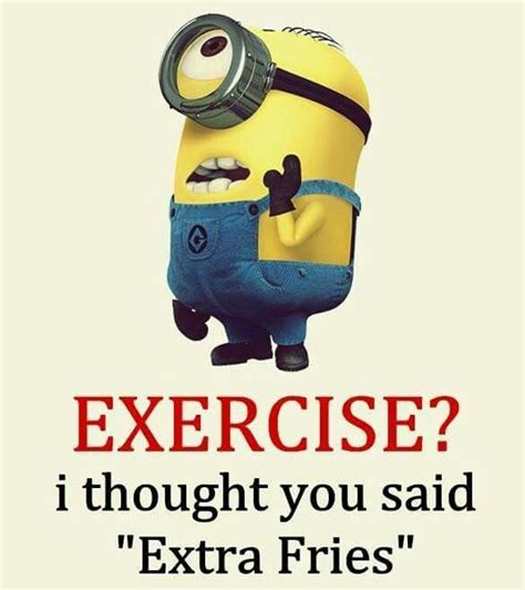 Funny Minion Quotes Exercise Quotesgram