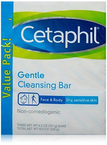 Since i dislike that gooey feeling of soap still on your body even after you rinse it off i discovered cetaphil cleansing bar. Cetaphil Cleansing Bar, 4.5 oz, 3 Count >>> You can find ...