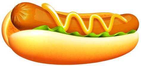 Hot Dog Hamburger Sausage Clip Art Hot Dog Transparent Png Clipart