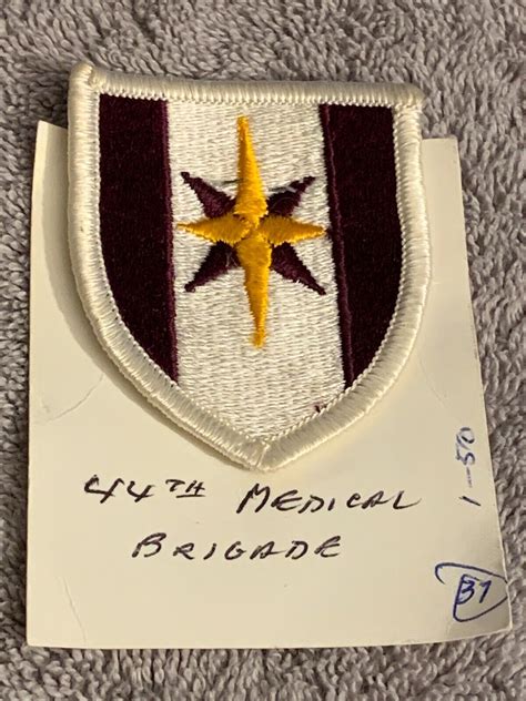 44th Medical Brigade Embroidered Patch Merrowed Edge Ebay