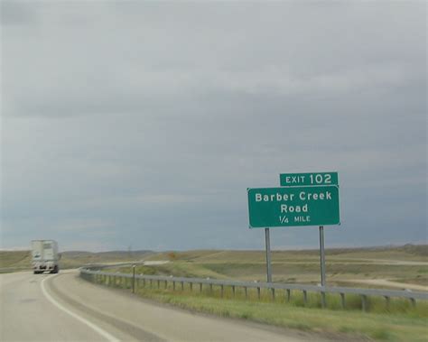 Wyoming Aaroads Interstate 90 East Campbell County