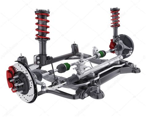 Car suspension and brake and steering — Stock Photo © Vladru #169215408