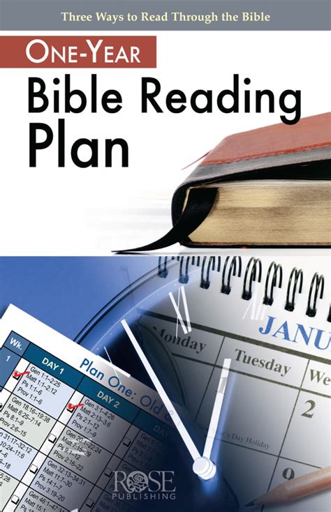 1 Year Bible Reading Plan Pamphlet By Rose Publishing Fast Delivery
