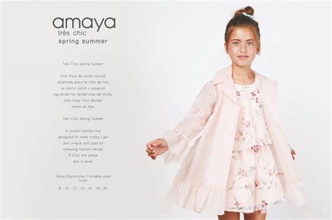 Amaya Fashion For Kids Très Chic Spring Summer