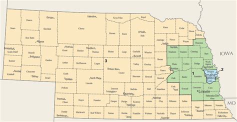 31 Nebraska School District Map Maps Database Source