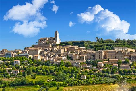 Fermo The Pre Roman Town In Le Marche Region Of Italy Le Marche
