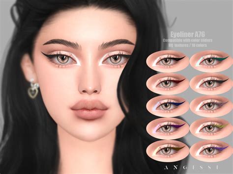 The Sims Resource Eyeliner A76