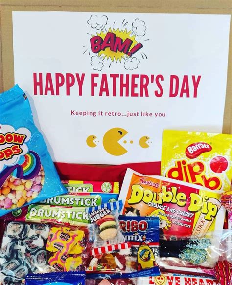 Retro Sweet Box Father S Day Gift Father Day Treat Box Etsy