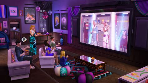 Watch Movies And Chill In The Sims 4 Movie Hangout Stuff Simcitizens