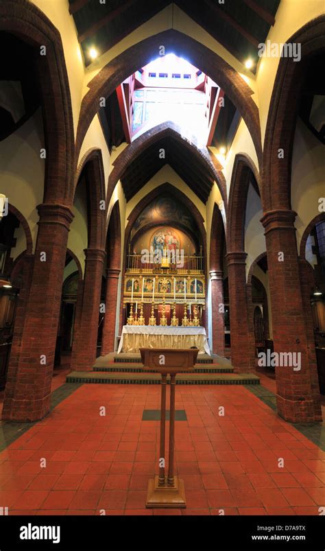 Inside The Anglican Shrine Church Of Our Lady Of Walsingham In Little