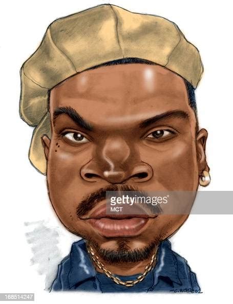 Chris Ware Color Caricature Of Rapperactor Ice Cube News Photo