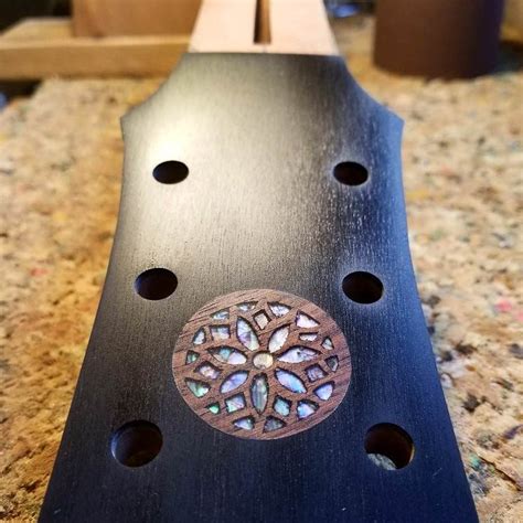 Abelone Backed Carved Rosewood Headstock Inlay Technique Cruxcalixluthiery Album On Imgur