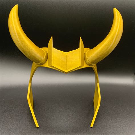 Loki Crown Gold Headpiece 3d Printed Cosplay Costume Piece Etsy