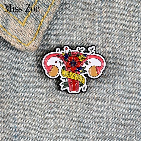 feminist pins women brooch feminism pin uterus pin enamel pin enamel pin brooches