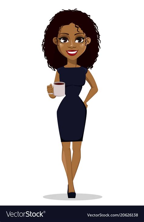 African American Business Woman Royalty Free Vector Image