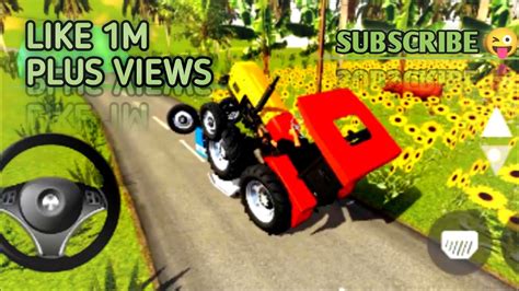 Indian Tractor 🚜🚜 Trolley Simulator Farming 🧺 Videos Farming