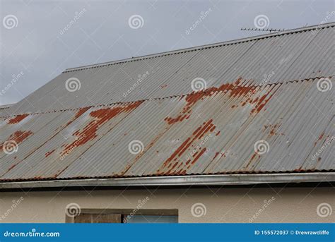 Rusting Steel Corrugated Roof Sheets Editorial Photography Image Of