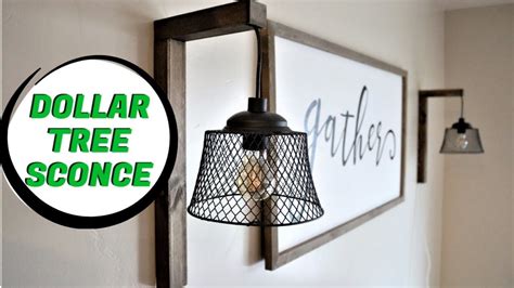 Diy Dollar Tree Wall Sconce