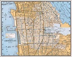 Map of Berkeley and Vicinity - Barry Lawrence Ruderman Antique Maps Inc.