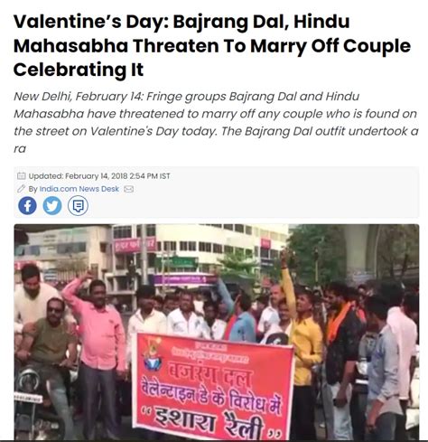 Naman On Twitter Its Common For Hindu Groups Like The Vhp And Bajrang Dal To Attack Couples