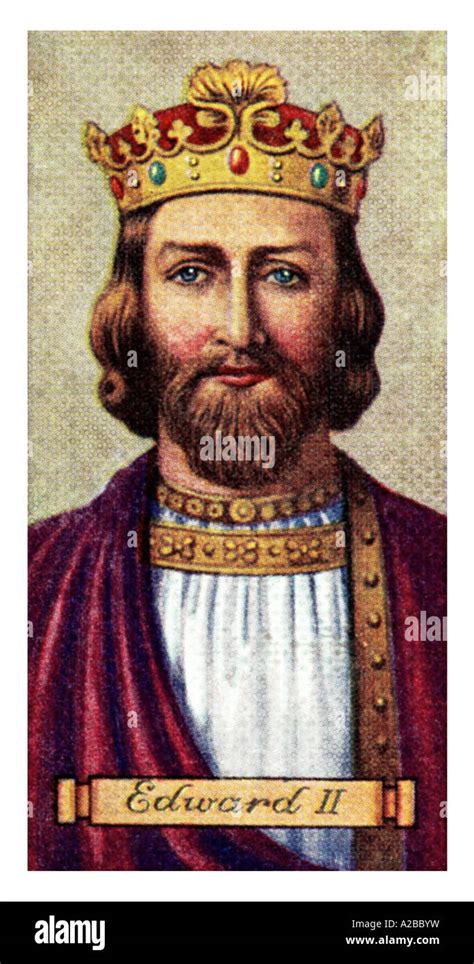 King Edward Ii One Of A Set Of 50 Editorial Use Only Stock Photo Alamy