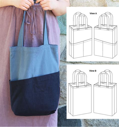 24 Best Tote Bag Sewing Patterns 12 Free Pdfs