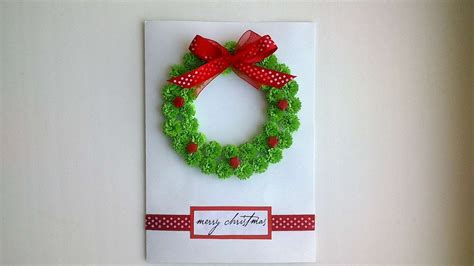 Maybe you would like to learn more about one of these? How To Make A Beautiful Christmas Card With A Wreath - DIY ...