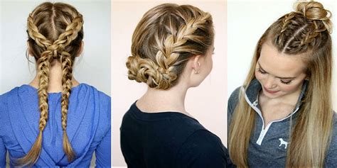 How To Make 3 Sporty Hairstyles Tutorial The Stylish Life