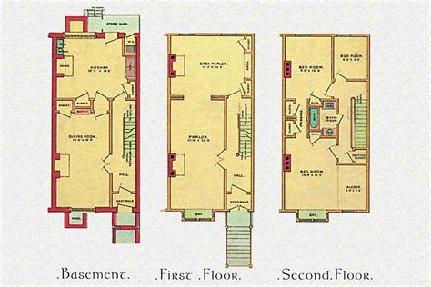 Victorian Floor Plans Historic Floorplansclick
