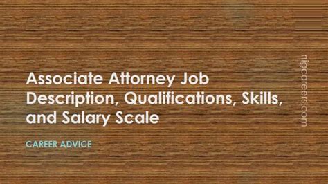 Associate Attorney Job Description Skills And Salary