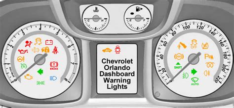 Chevrolet Orlando Dashboard Warning Lights Dash Lightscom