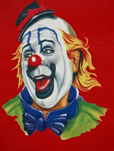 Portrait Of A Circus 🎪 Clown 🤡 In 2020 Vintage Clown Clown Paintings