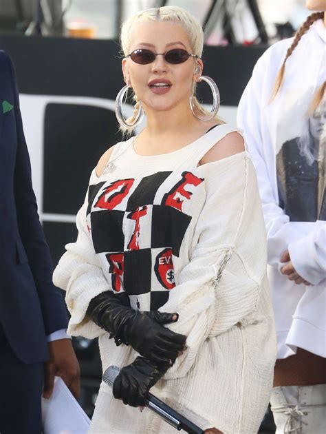 Christina Aguilera Performs At Today Show In New York 06152018