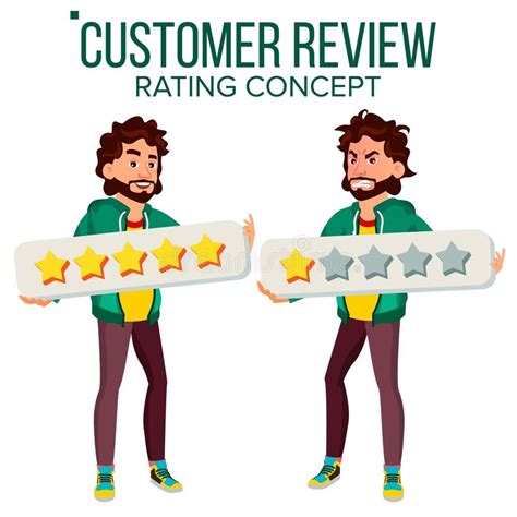 Customer Feedback Vector Business Positive Negative Review Store