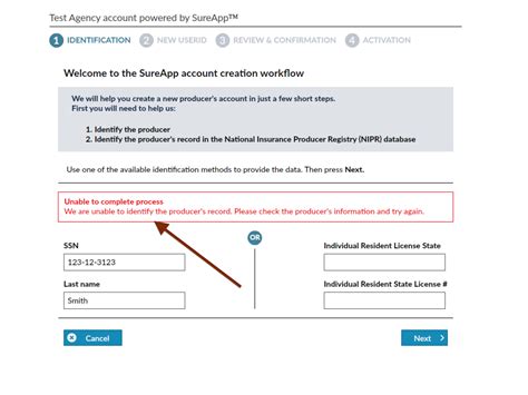 Find the information you need about licensure and licensure requirements here. Why does my producer get the "Unable to complete process" error when registering in SureLC ...