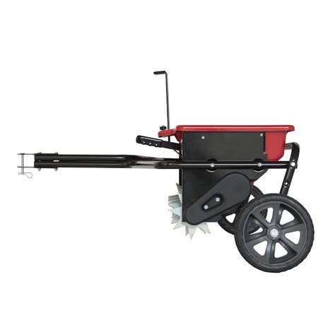 Craftsman Capacity Spike Aerator Drop Tow Behind Spreader In The Tow