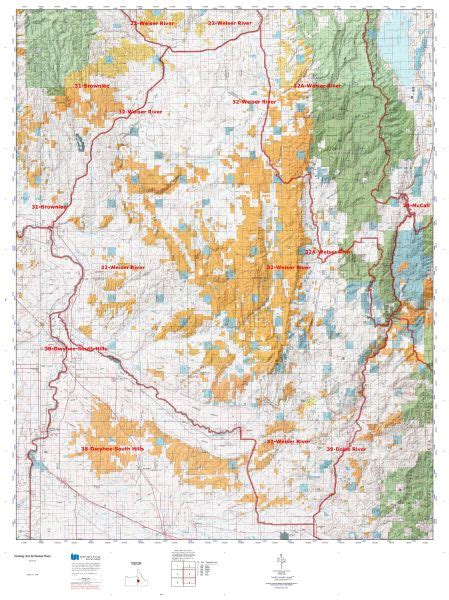 Idaho Hunting Unit 32 Weiser River Topo Maps Huntersdomain