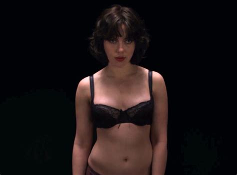 Scarlett Johansson Strips To Sexy Lingerie Talks With A British Accent In Under The Skin Movie