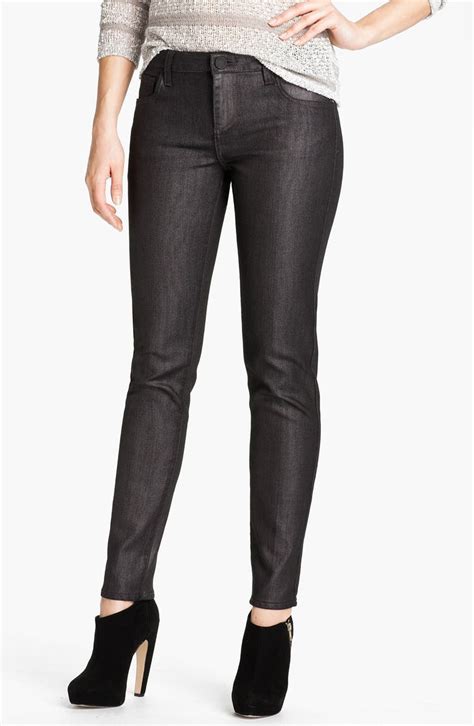 kut from the kloth jennifer skinny stretch jeans silver online exclusive nordstrom