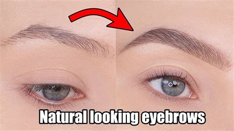 How To Get Fuller Natural Looking Eyebrows Try This Youtube