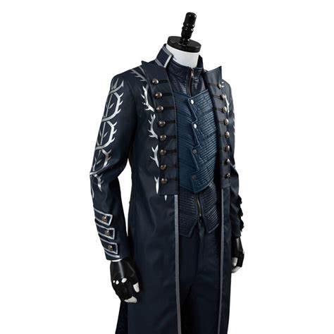 Dmc 5 Vergil Cosplay Costume Outfit Vergil Costume Trenchcoat Etsy