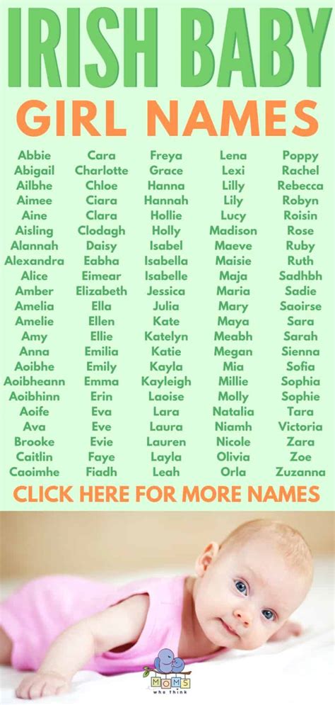 Irish Baby Names What Are Popular Irish Girl Names Most Popular