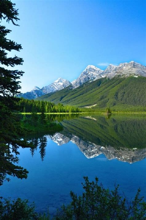 Upper Kananaskis Lake Alberta Nature Scenes Scenic Beautiful Nature